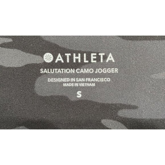 Athleta Salutation Camo Jogger Gray Size Small S - Picture 2 of 4